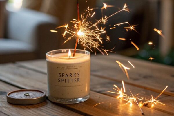 sparkspitter candle