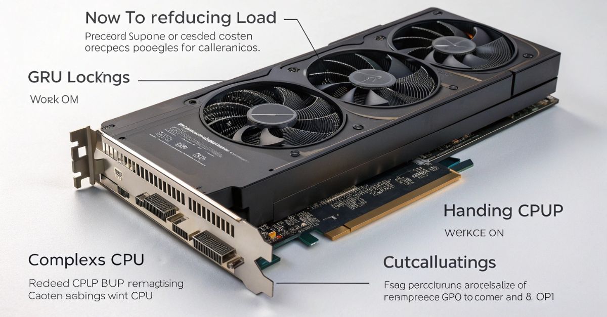 What does a GPU do to reduce? 